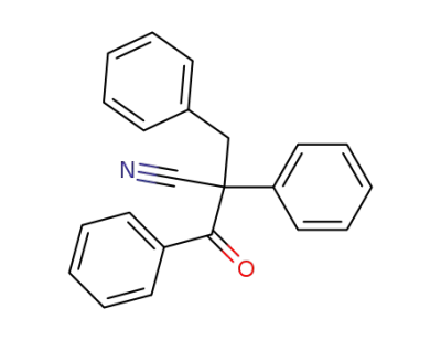 2-benzyl-3-oxo-2,3-diphenylpropanenitrile