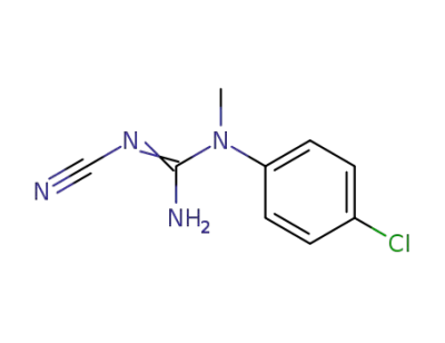 N-(4-chlorophenyl)-N'-cyano-N-methylguanidine
