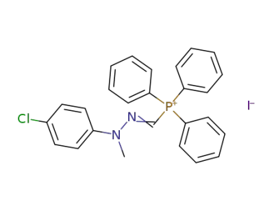 [(4-Chloro-phenyl)-methyl-hydrazonomethyl]-triphenyl-phosphonium; iodide