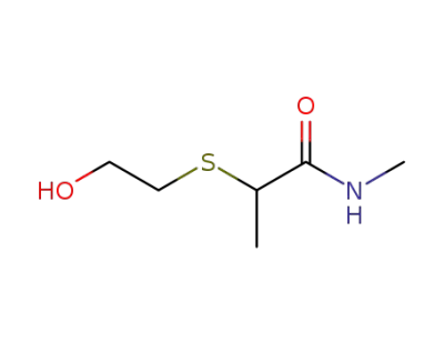 2-[(2-hydroxyethyl)thio]-N-methylpropionamide