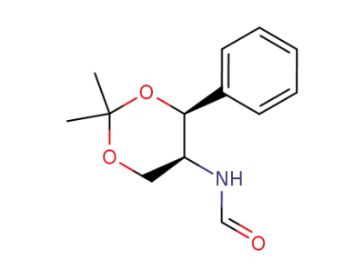 (4S,5S)-5-(formylamino)-2,2-dimethyl-4-phenyl-1,3-dioxane
